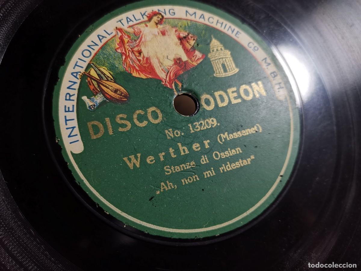 Discos de pizarra: Jules Massenet - MANON-WERTHER ---ODEON n&ordm; 13208-13209 - Foto 3