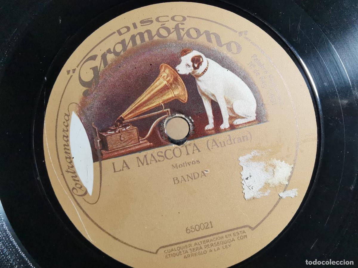 Discos de pizarra: DISCO DE PIZARRA GRAMOFONO-LA MASCOTA -- MORAIMA - Foto 3