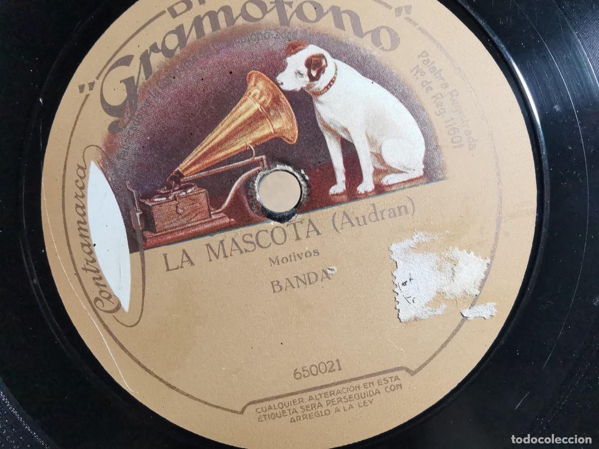 Discos de pizarra: DISCO DE PIZARRA GRAMOFONO-LA MASCOTA -- MORAIMA - Foto 4