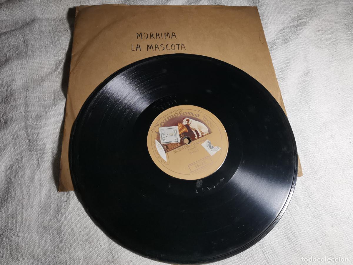 Discos de pizarra: DISCO DE PIZARRA GRAMOFONO-LA MASCOTA -- MORAIMA - Foto 1