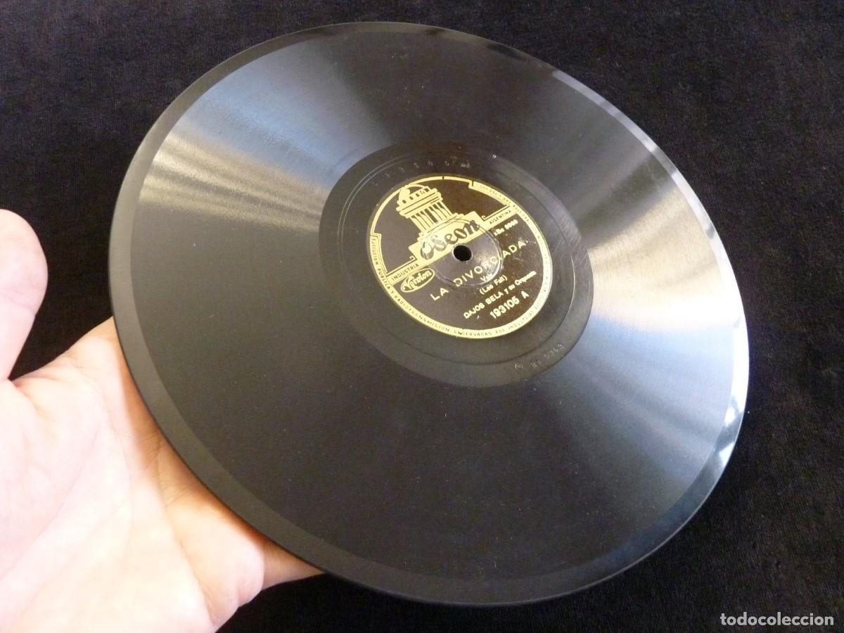 Discos de pizarra: AMOR GITANO - LA DIVORCIADA. DAJOS BELA (VIOLIN) Y SU ORQUESTA. ODEON 193105 - Foto 4