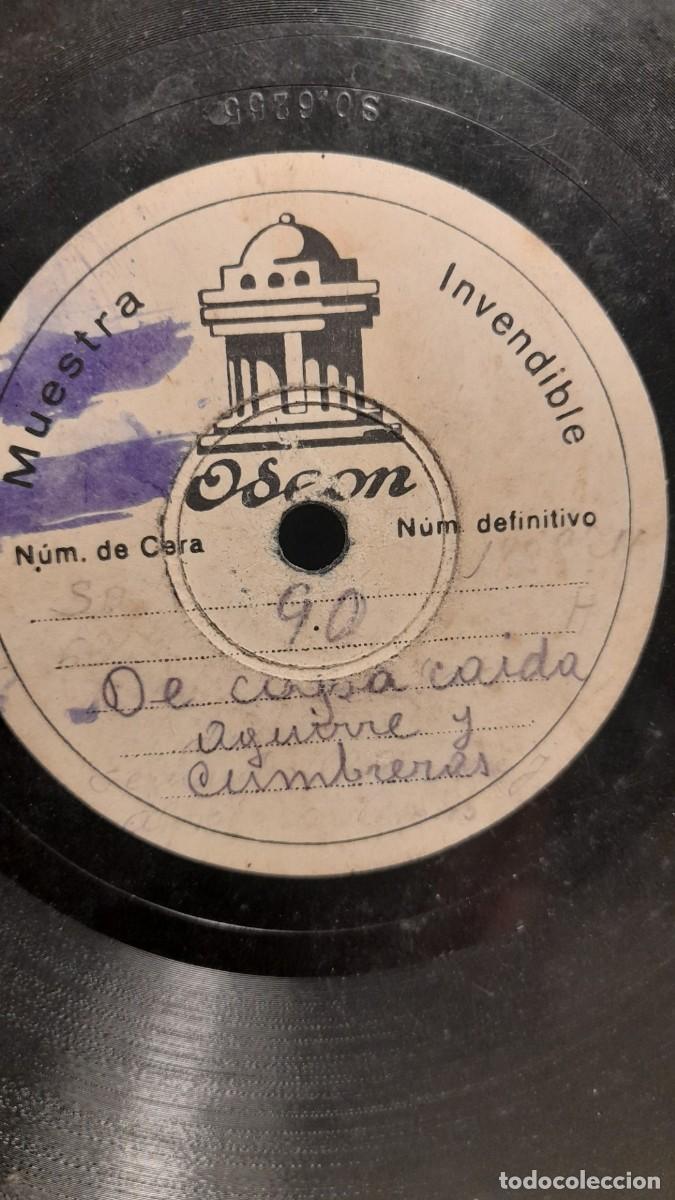 Discos de pizarra: DISCO DE PIZARRA, DIALOGO COMICO LA CONFESION DEL GITANO + DE CAPA CAIDA - Foto 2
