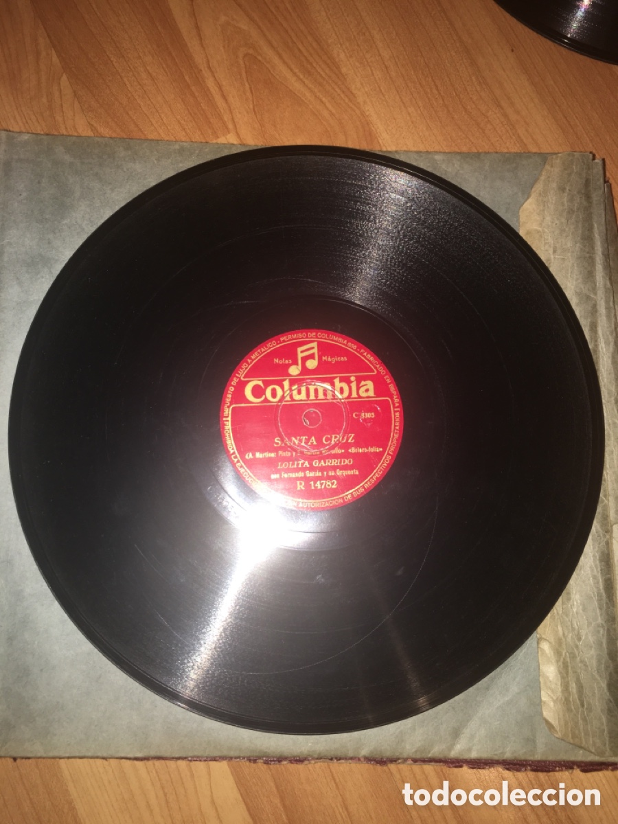 Discos de pizarra: Lote 17 discos de pizarra en buen estado - Foto 3