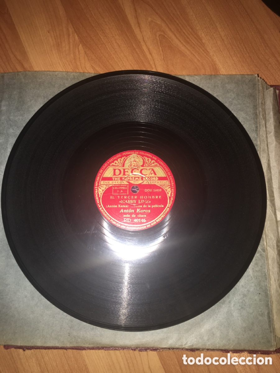 Discos de pizarra: Lote 17 discos de pizarra en buen estado - Foto 5
