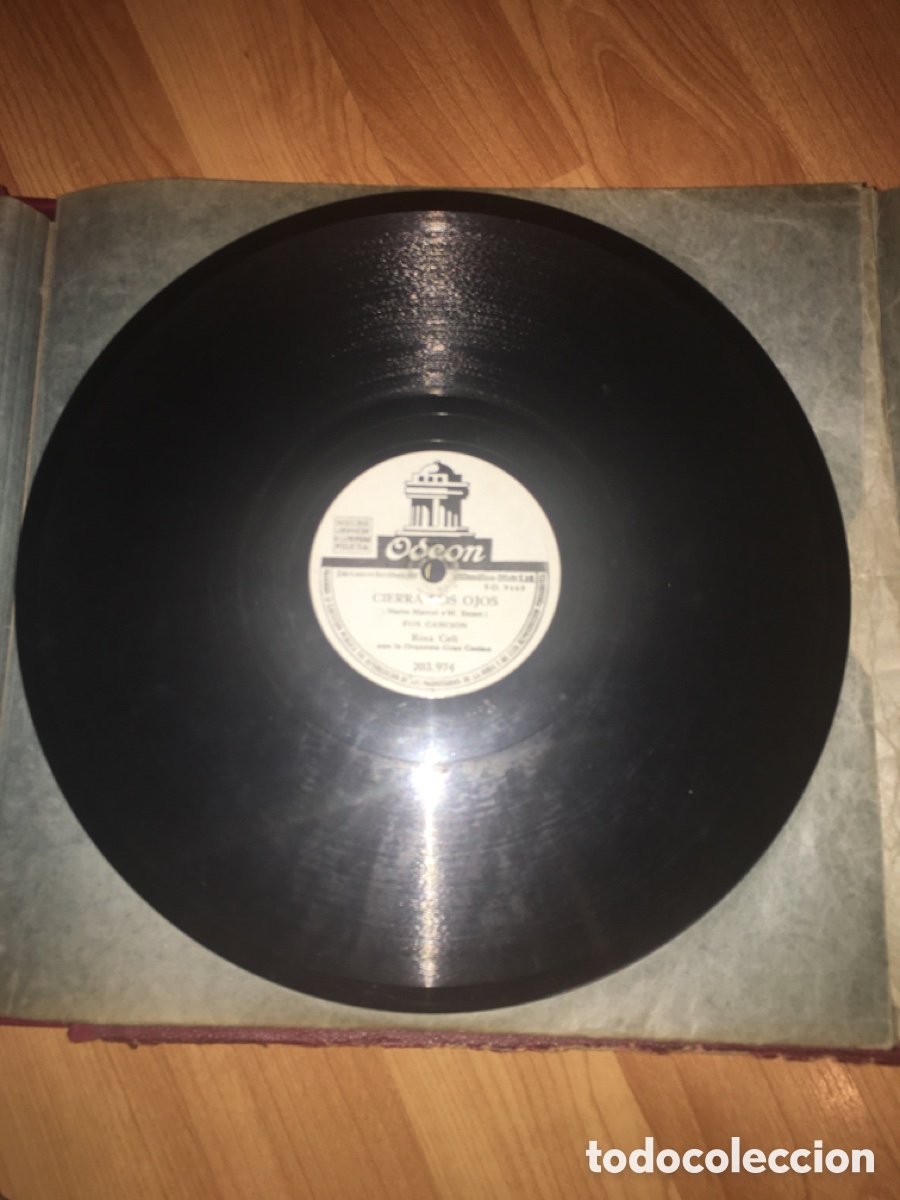 Discos de pizarra: Lote 17 discos de pizarra en buen estado - Foto 6