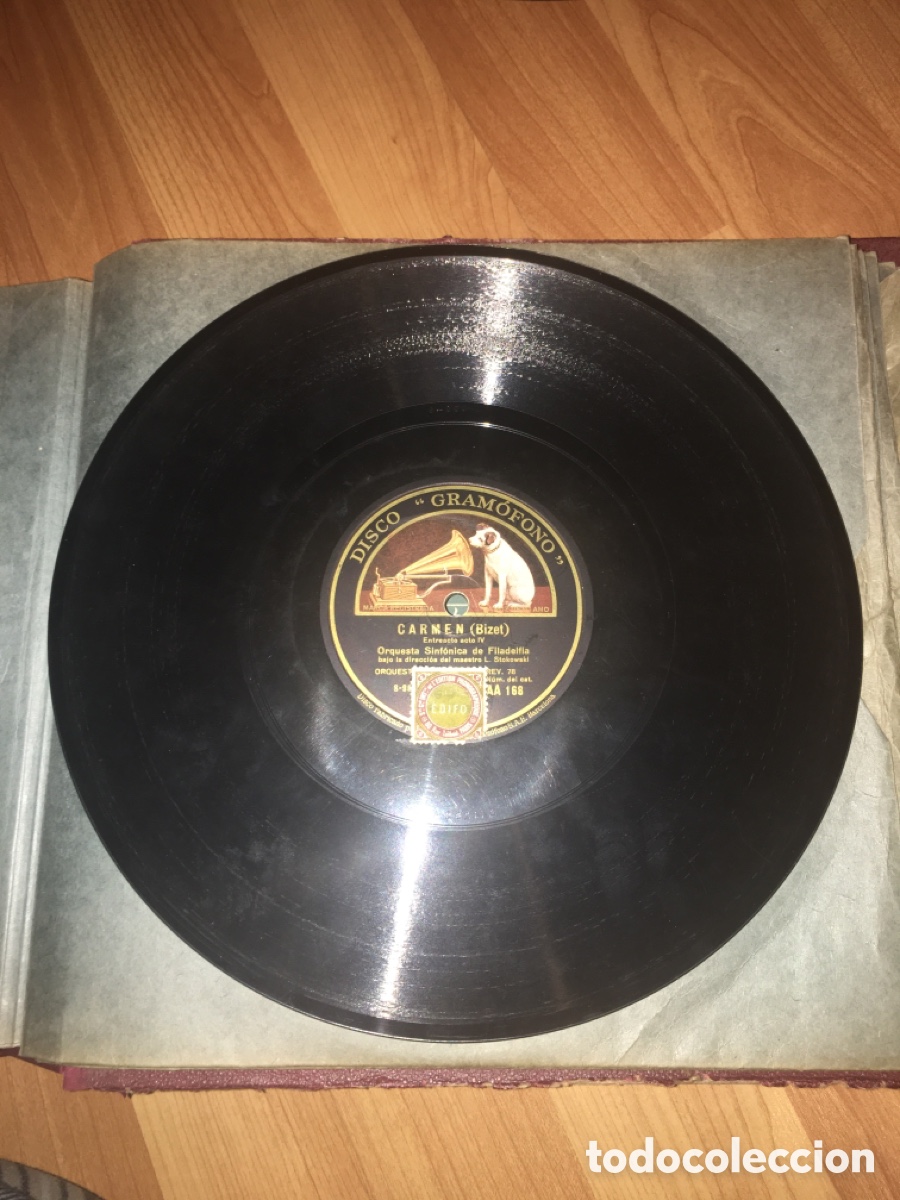 Discos de pizarra: Lote 17 discos de pizarra en buen estado - Foto 10