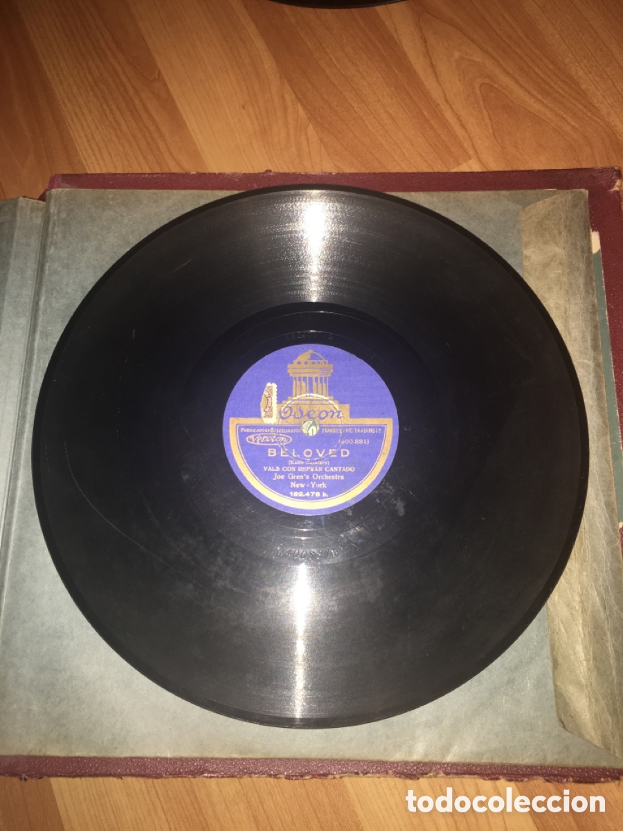 Discos de pizarra: Lote 17 discos de pizarra en buen estado - Foto 13