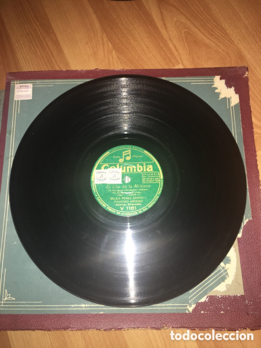 Discos de pizarra: Lote 17 discos de pizarra en buen estado - Foto 14