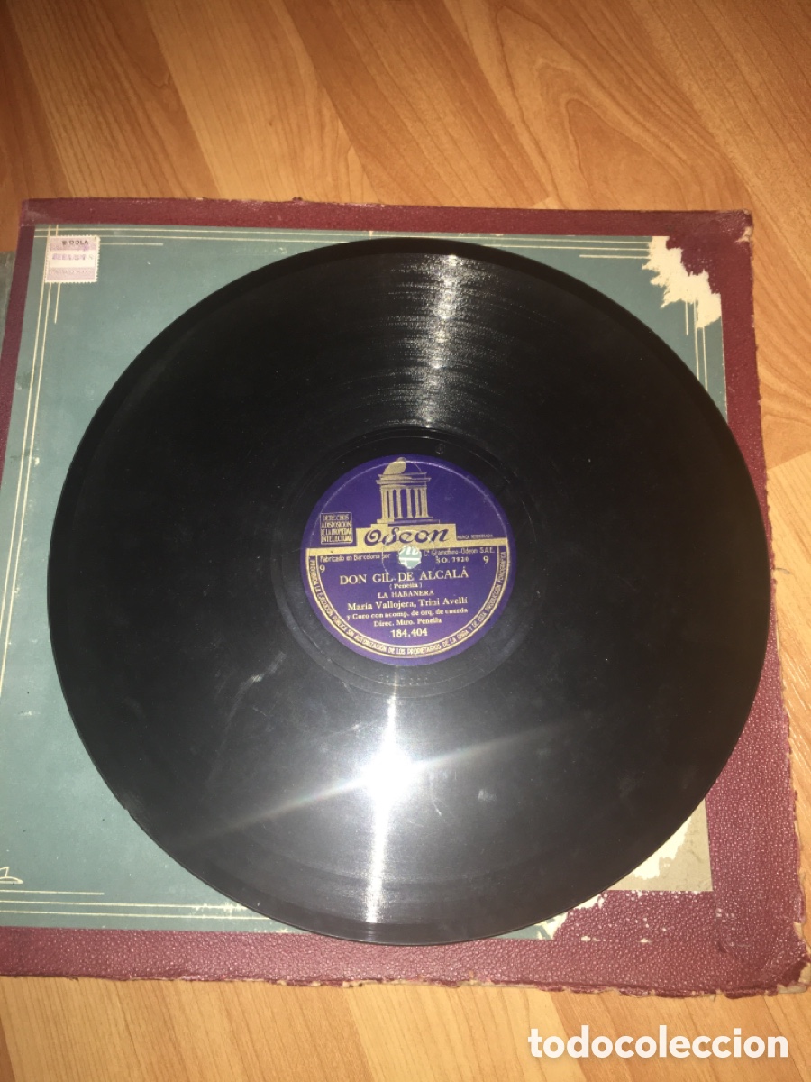 Discos de pizarra: Lote 17 discos de pizarra en buen estado - Foto 15