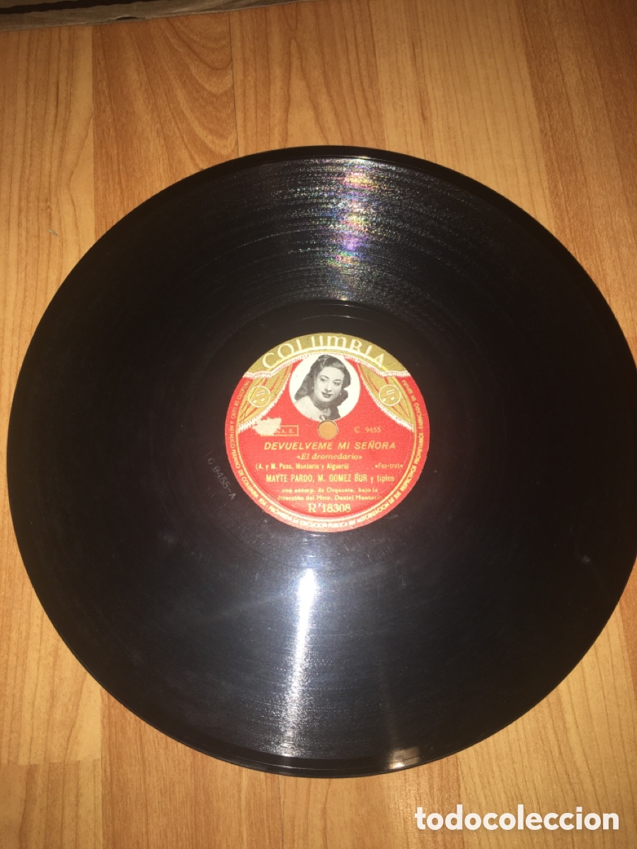 Discos de pizarra: Mayte Pardo - Manolo Gomez Bur - Foto 2