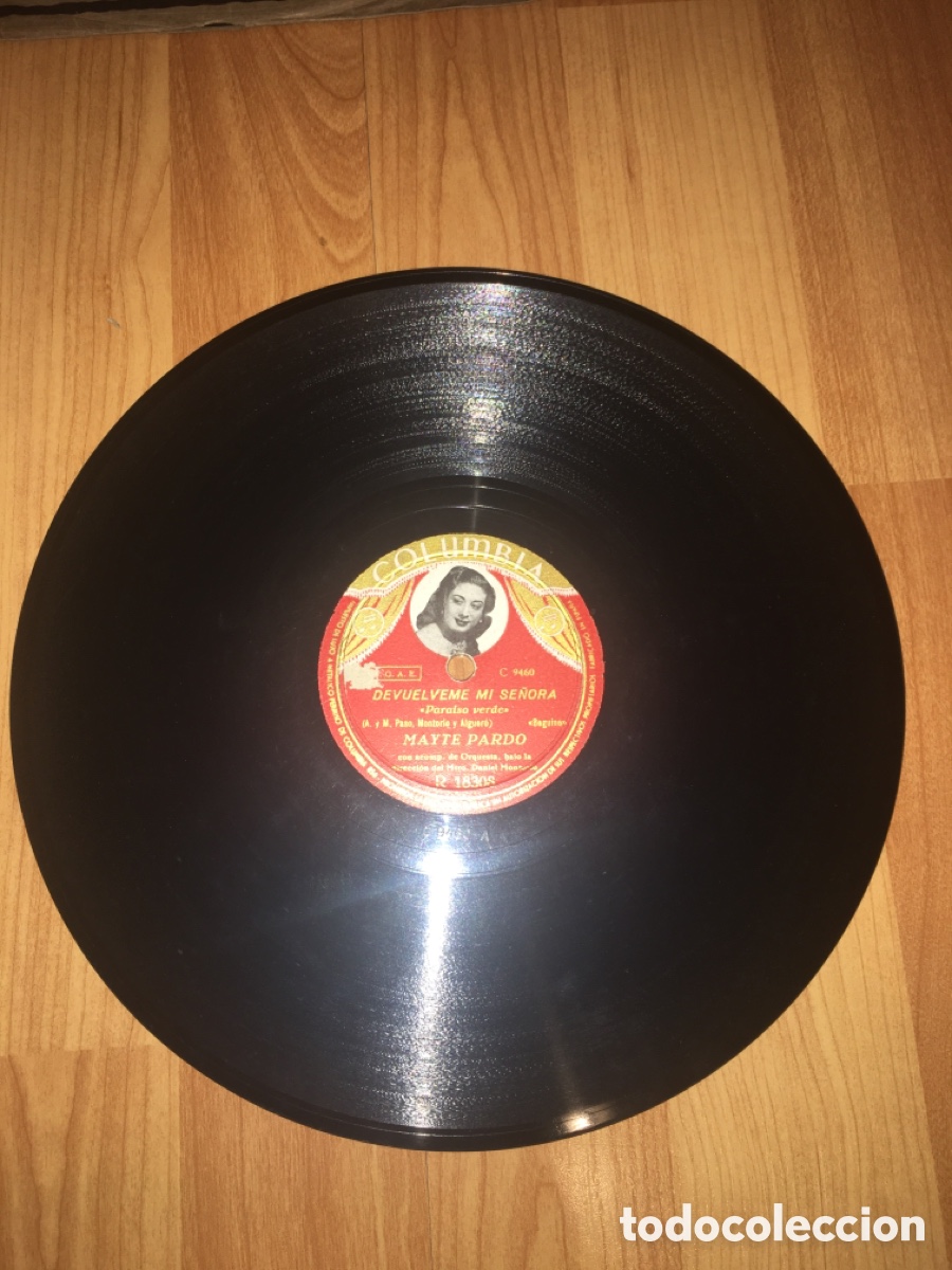 Discos de pizarra: Mayte Pardo - Manolo Gomez Bur - Foto 1