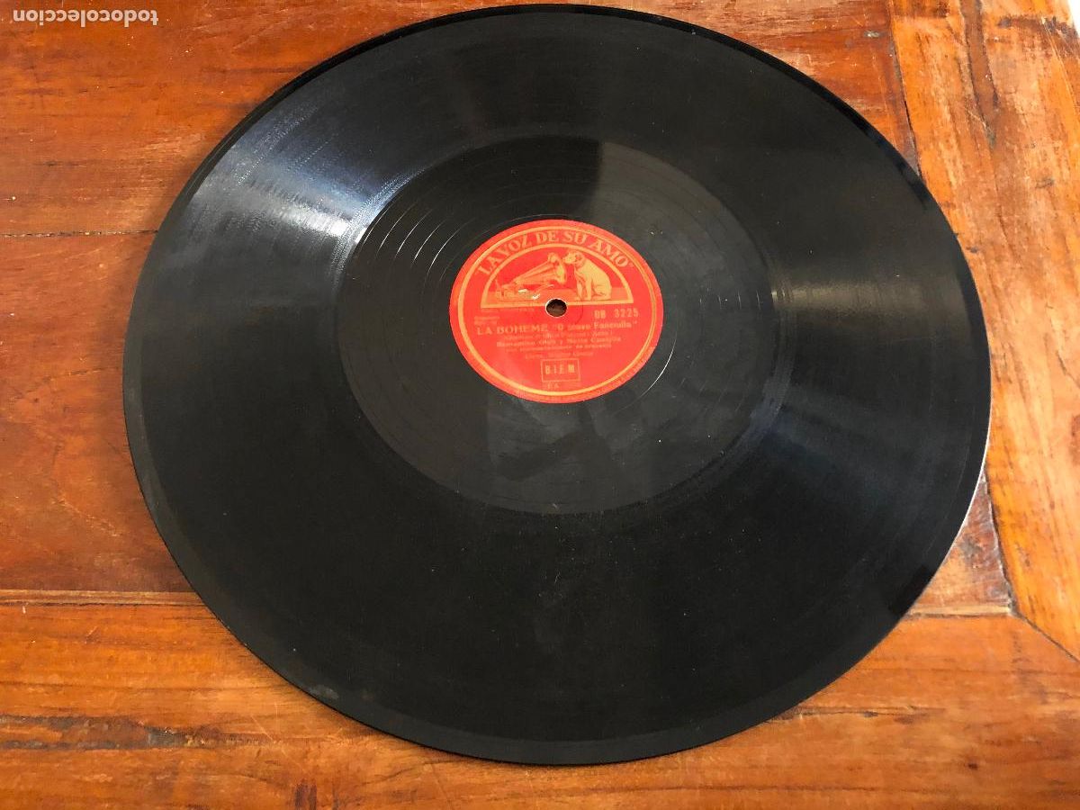 Discos de pizarra: DB 3225 - BENIAMINO GIGLI - CELESTE AIDA, PIZARRA - Foto 2