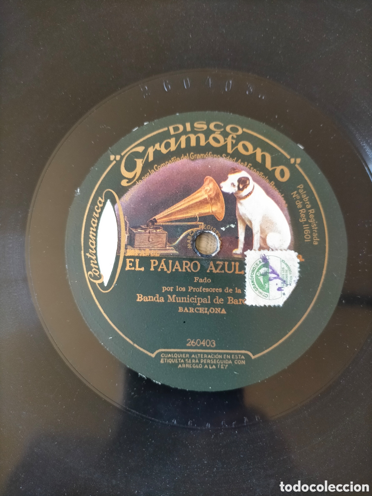 Discos de pizarra: DISCO PIZARRA GRAMOLA O GRAM&Oacute;FONO - Foto 1