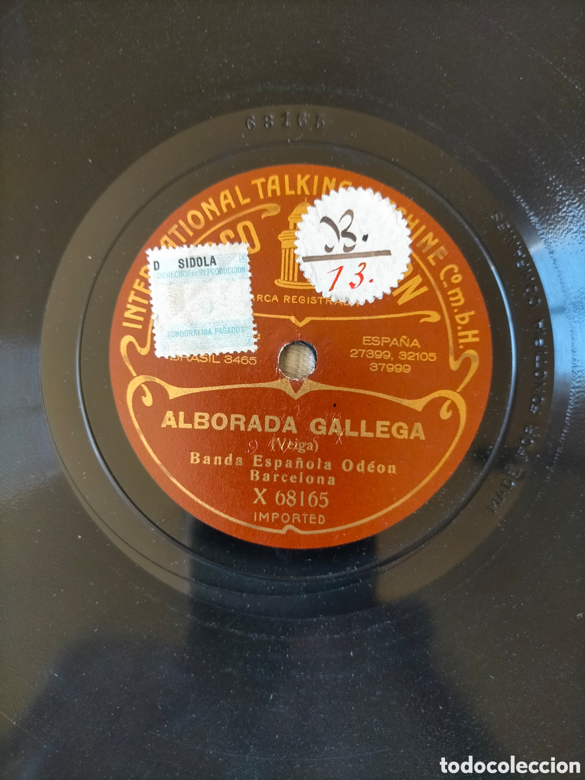 Discos de pizarra: DISCO PIZARRA GRAMOLA O GRAM&Oacute;FONO - Foto 1