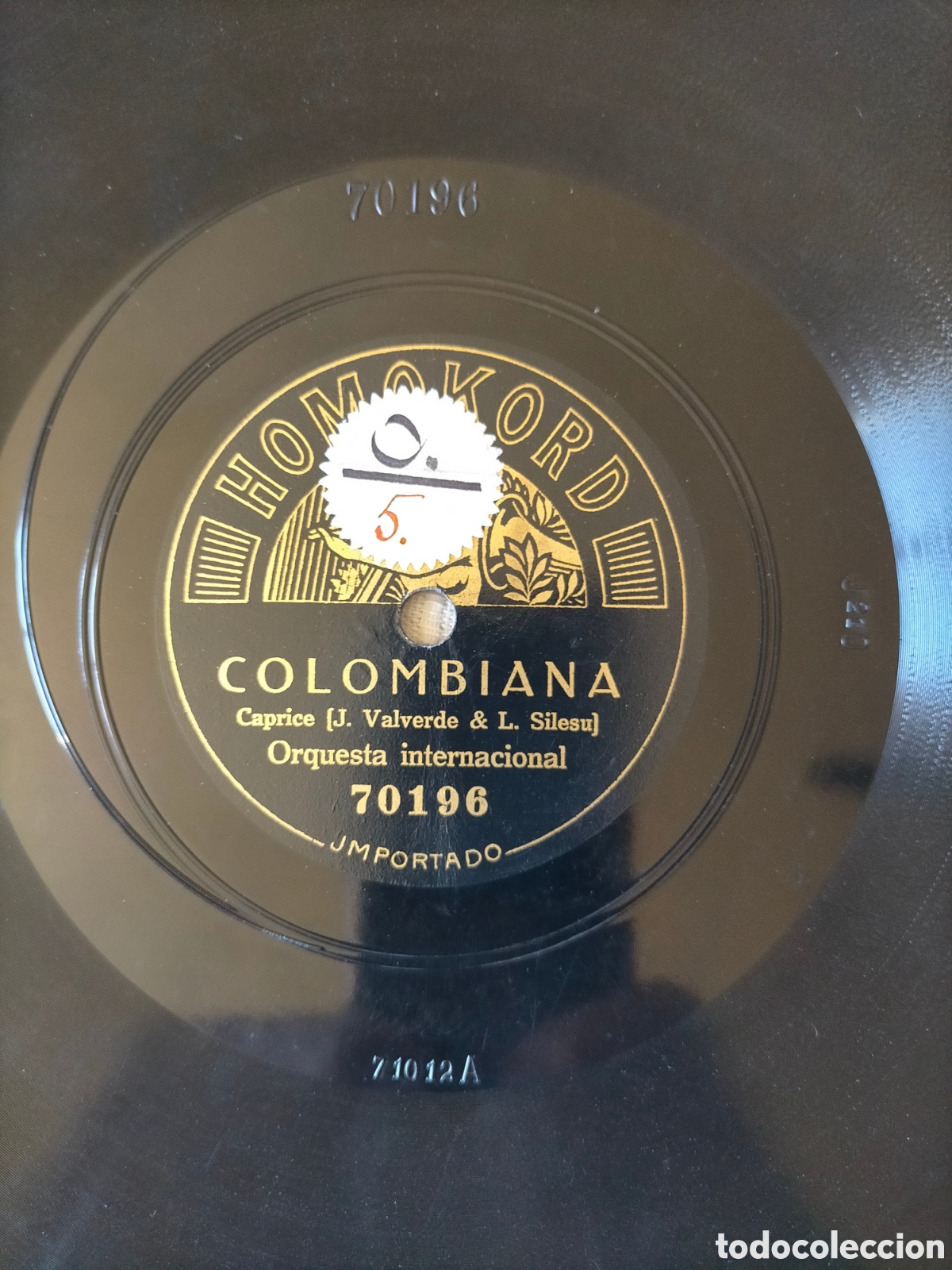 Discos de pizarra: DISCO PIZARRA GRAMOLA O GRAM&Oacute;FONO - Foto 1