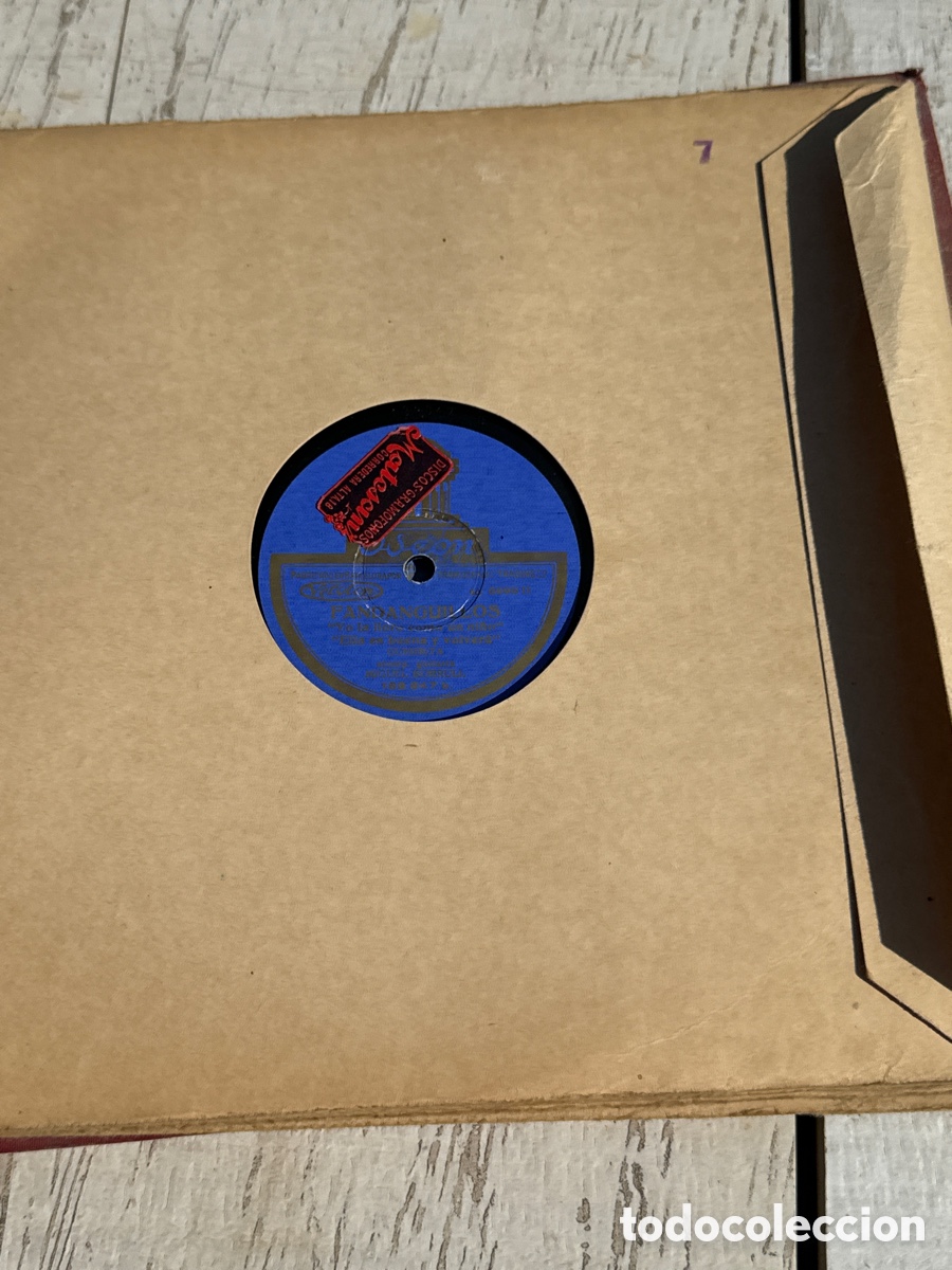 Discos de pizarra: Lote de 12 discos de pizarra - Foto 9
