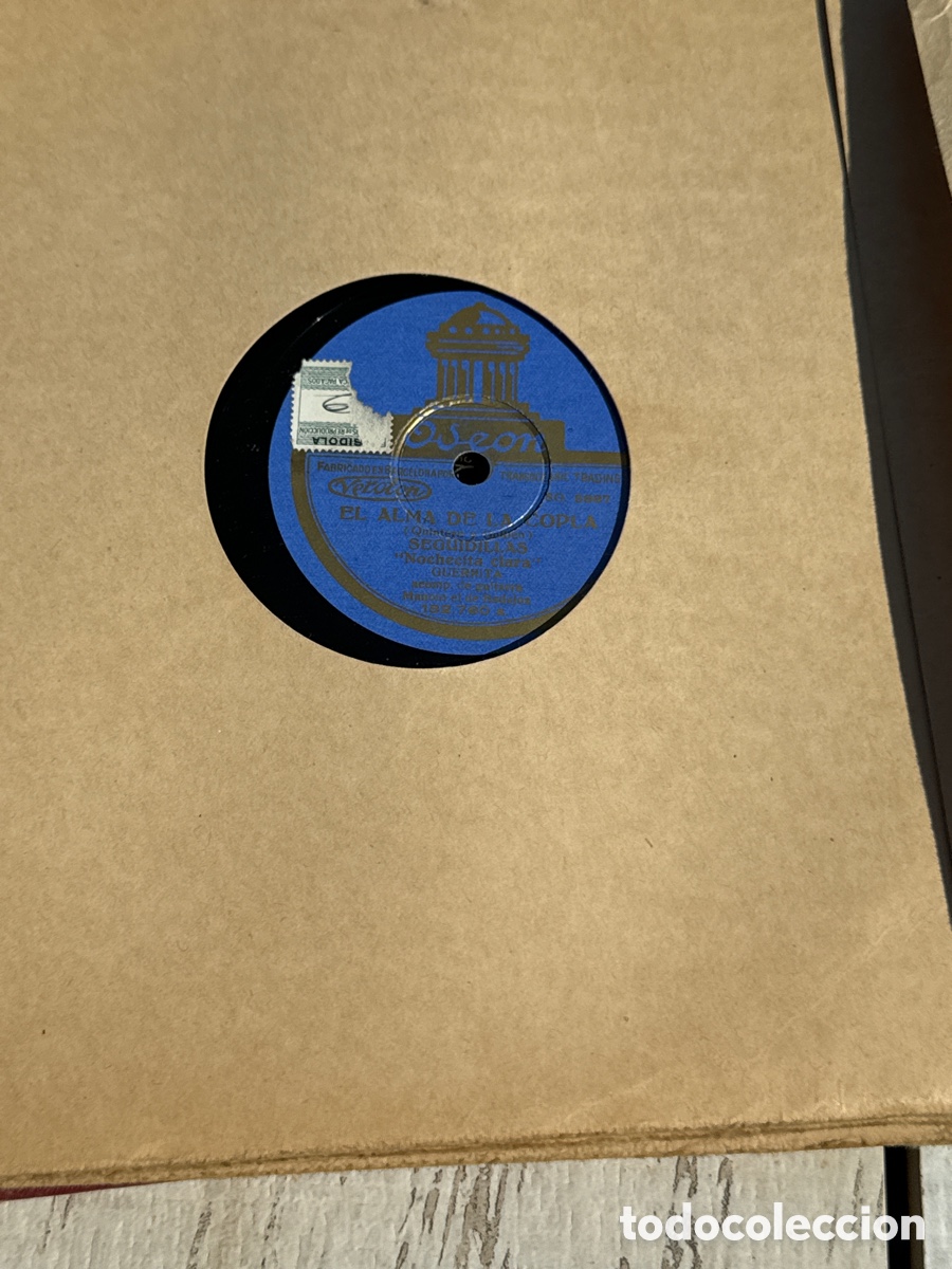 Discos de pizarra: Lote de 12 discos de pizarra - Foto 10