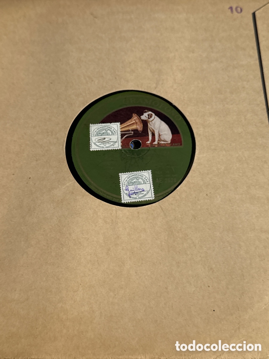 Discos de pizarra: Lote de 12 discos de pizarra - Foto 13