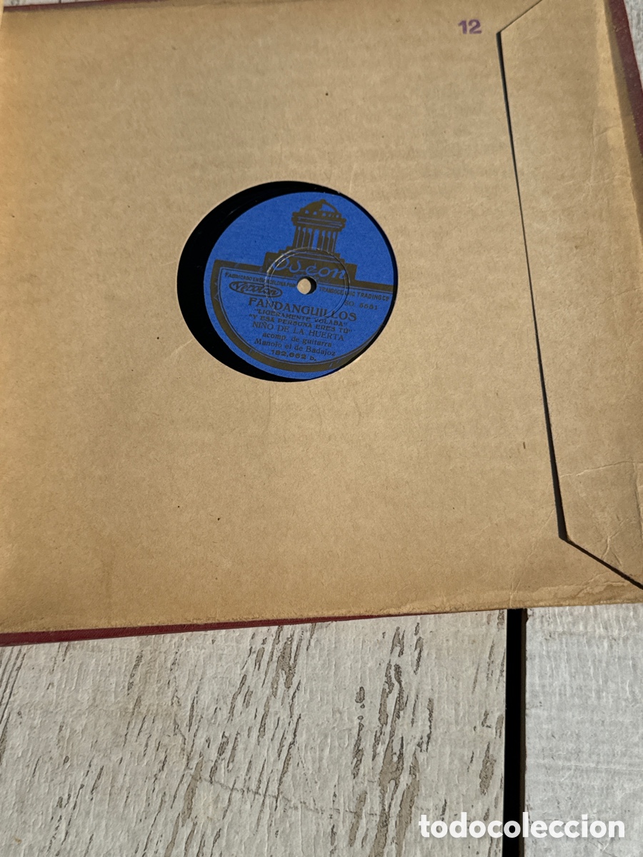 Discos de pizarra: Lote de 12 discos de pizarra - Foto 15