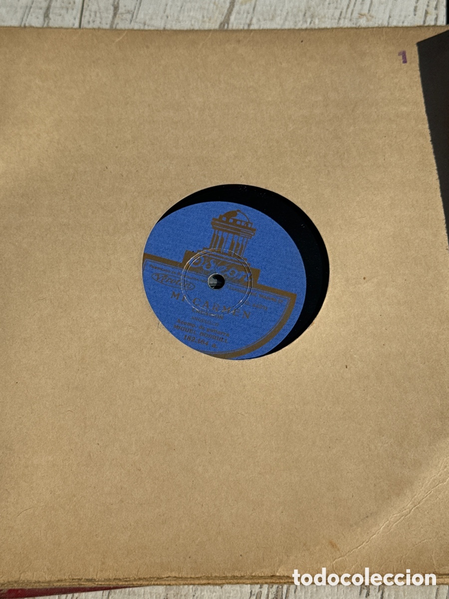 Discos de pizarra: Lote de 12 discos de pizarra - Foto 1