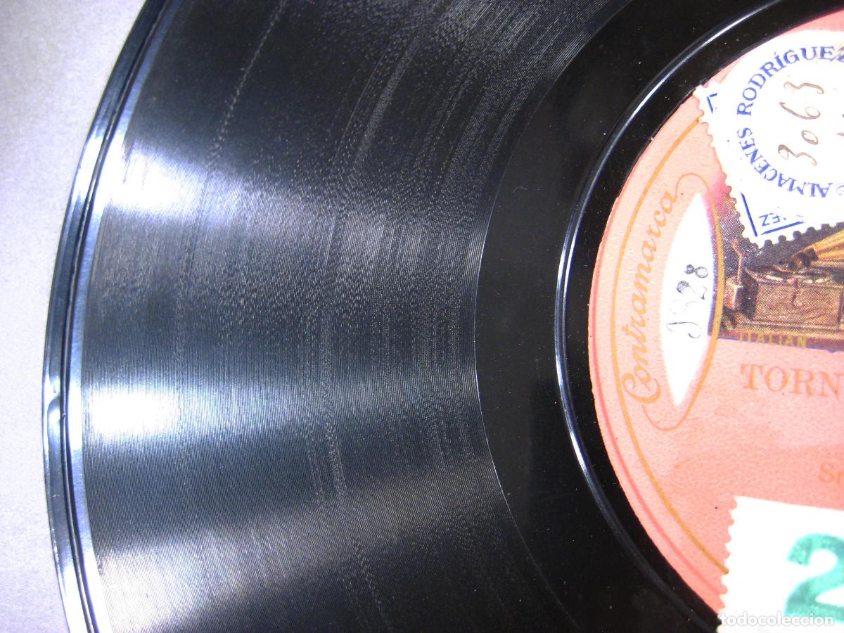 Discos de pizarra: DISCO DE GRAM&Oacute;FONO. TORNA A SURRIENTO. SR. TITTA RUFFO. GRAMOPHONE - Foto 3