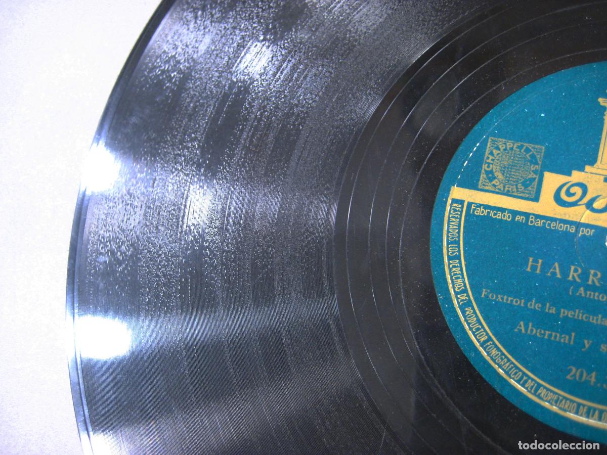 Discos de pizarra: DISCO DE GRAM&Oacute;FONO. EL CAF&Eacute; MOZART. HARRY LIME. ANTON KARAS - Foto 3