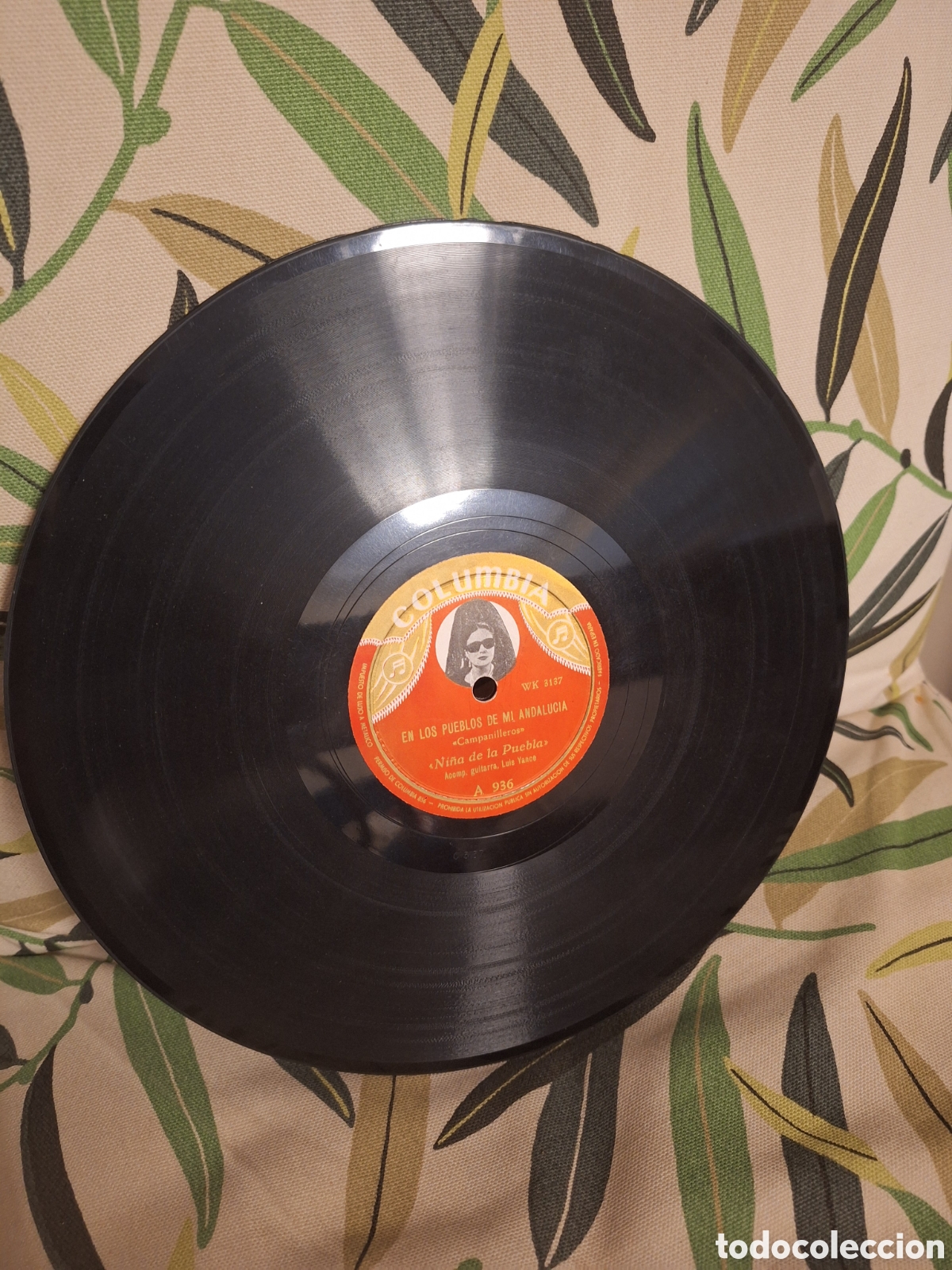 Discos de pizarra: NI&Ntilde;A DE LA PUEBLA 78 RPM - Foto 1