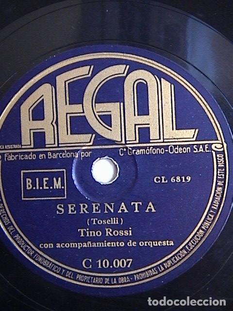 Discos de pizarra: SERENATA/ O SOLE MIO. TINO ROSSI - Foto 3