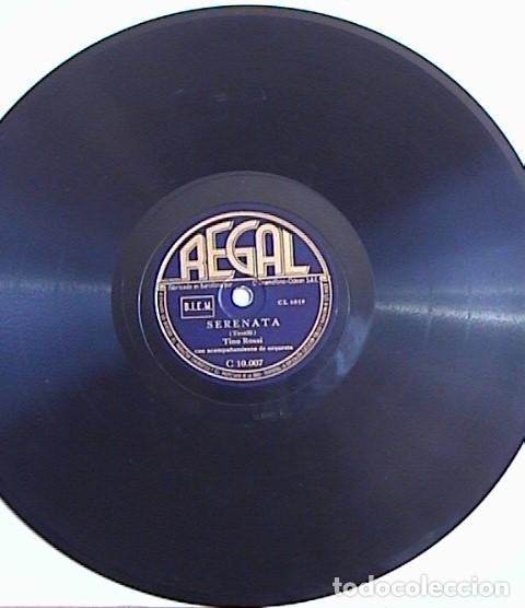 Discos de pizarra: SERENATA/ O SOLE MIO. TINO ROSSI - Foto 4