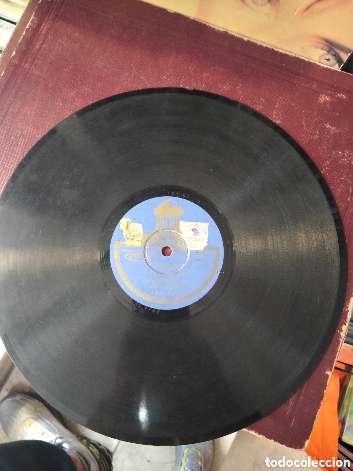 Discos de pizarra: Wenceslao tirana orquesta planas - Foto 2