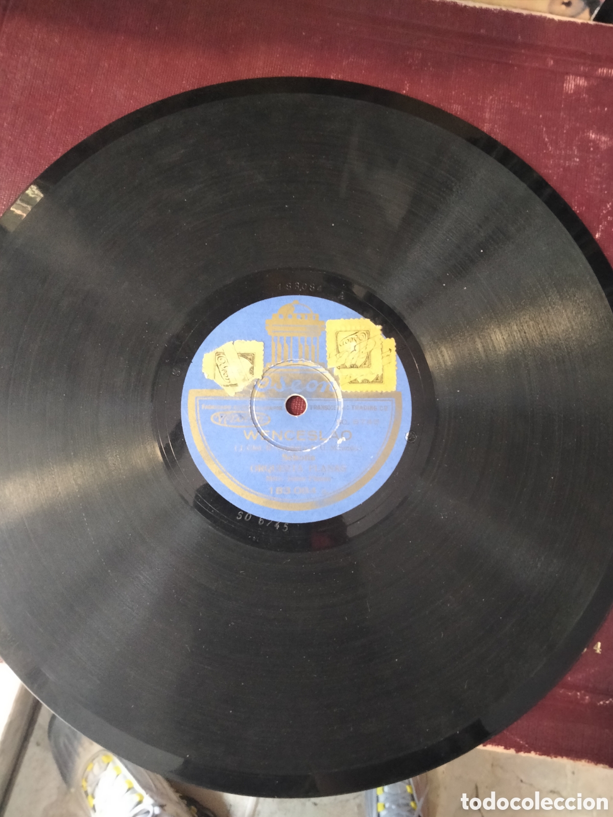 Discos de pizarra: Wenceslao tirana orquesta planas - Foto 1