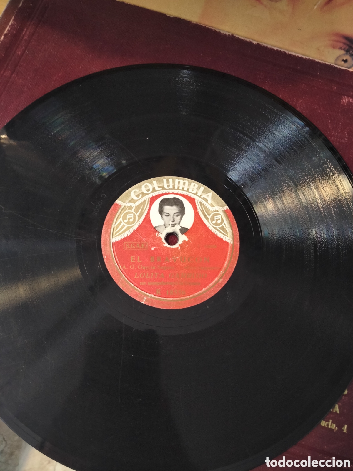 Discos de pizarra: El bravuc&oacute;n Lolita garrido el bichito - Foto 1