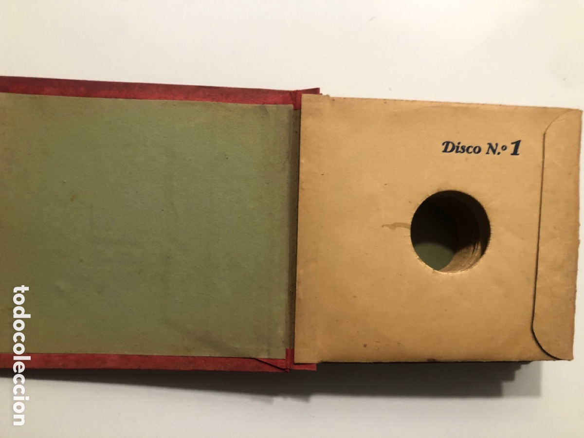 Discos de pizarra: Mini &aacute;lbum para 12 mini discos de pizarra odeon - Foto 5