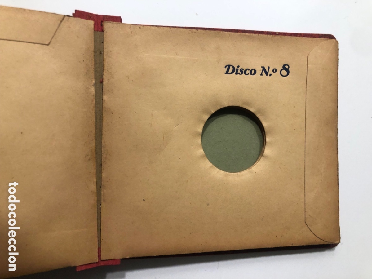 Discos de pizarra: Mini &aacute;lbum para 12 mini discos de pizarra odeon - Foto 12