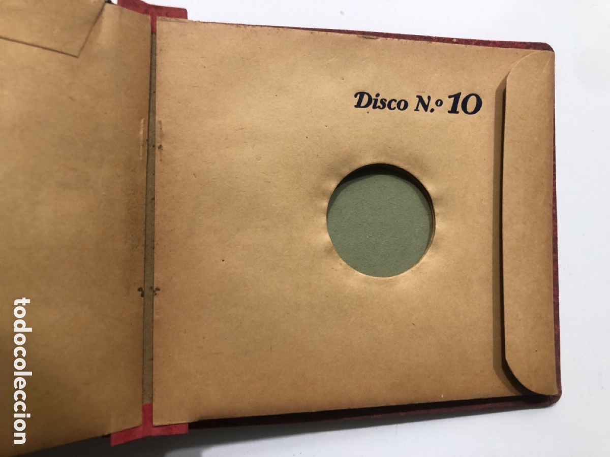 Discos de pizarra: Mini &aacute;lbum para 12 mini discos de pizarra odeon - Foto 14