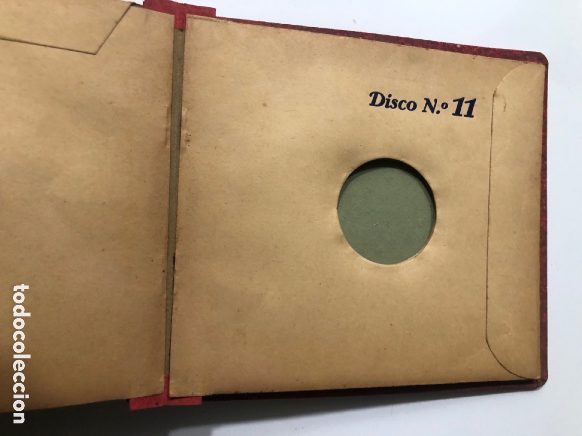 Discos de pizarra: Mini &aacute;lbum para 12 mini discos de pizarra odeon - Foto 15