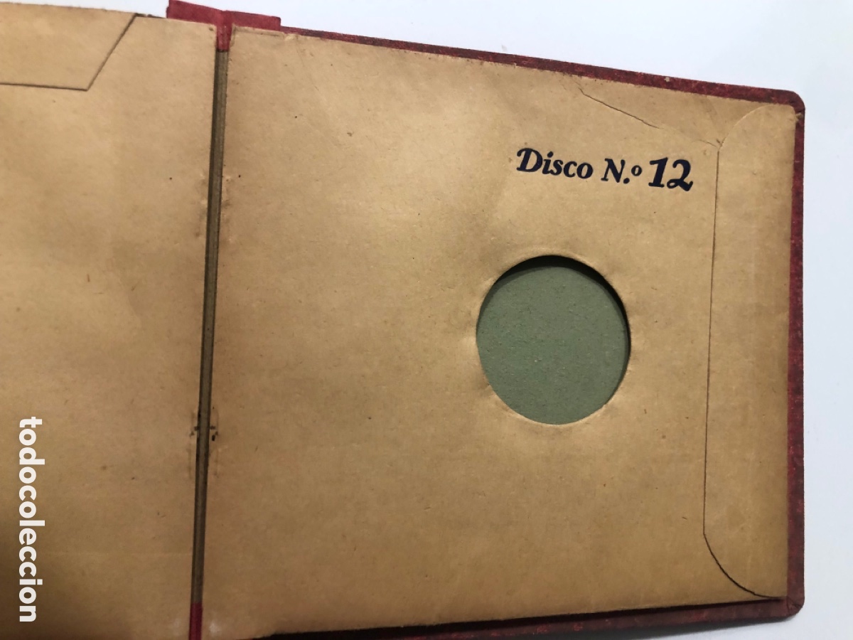 Discos de pizarra: Mini &aacute;lbum para 12 mini discos de pizarra odeon - Foto 16