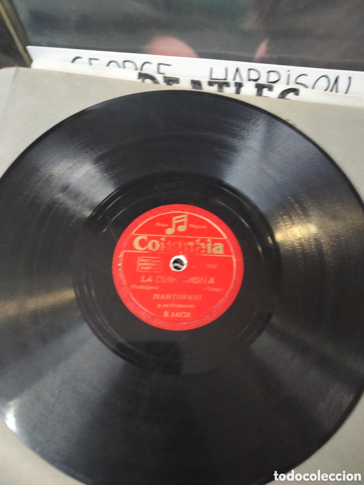 Discos de pizarra: La comparsita celos montovani - Foto 2
