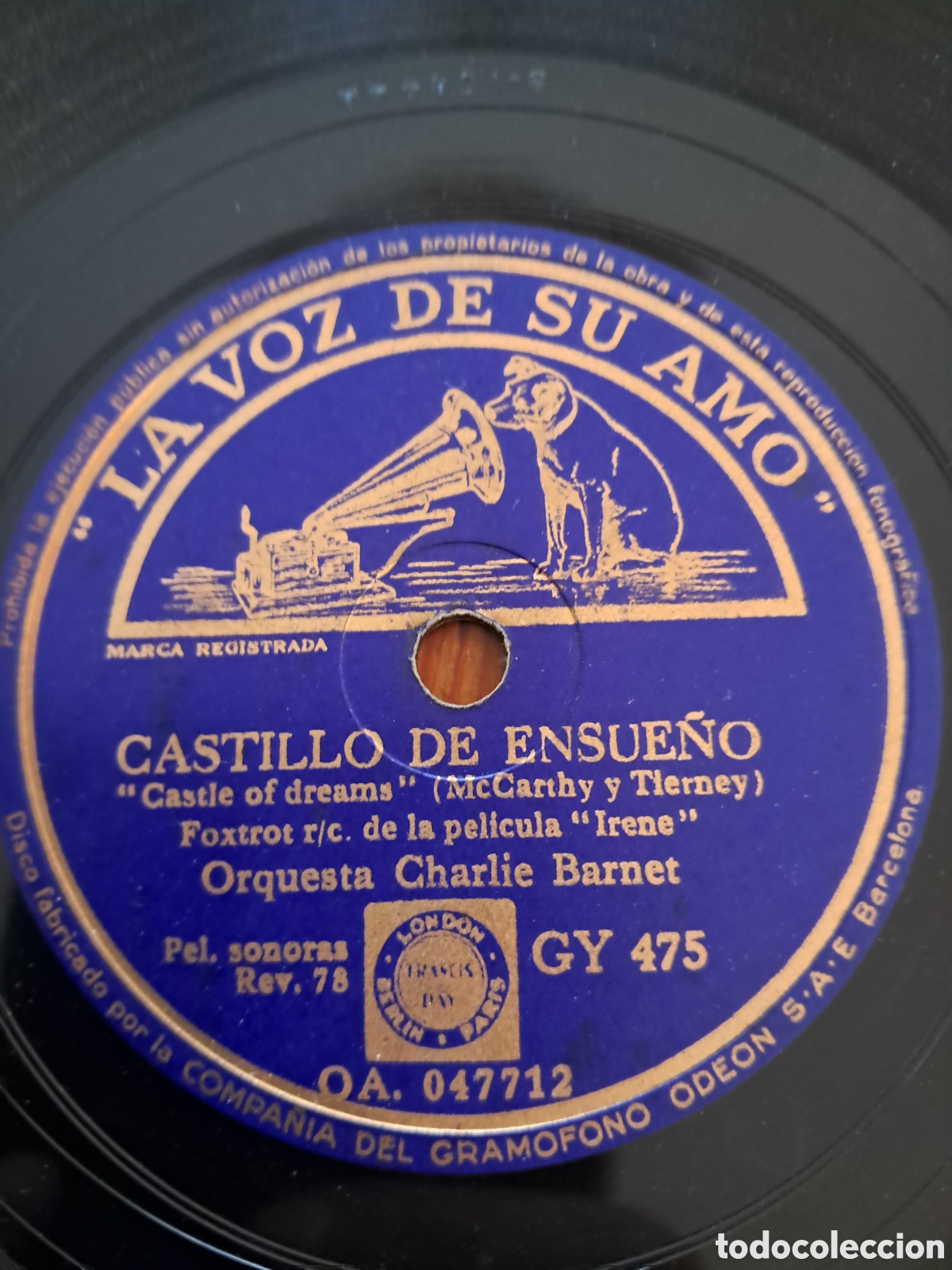Discos de pizarra: Charlie Barnet disco de pizarra - Foto 2