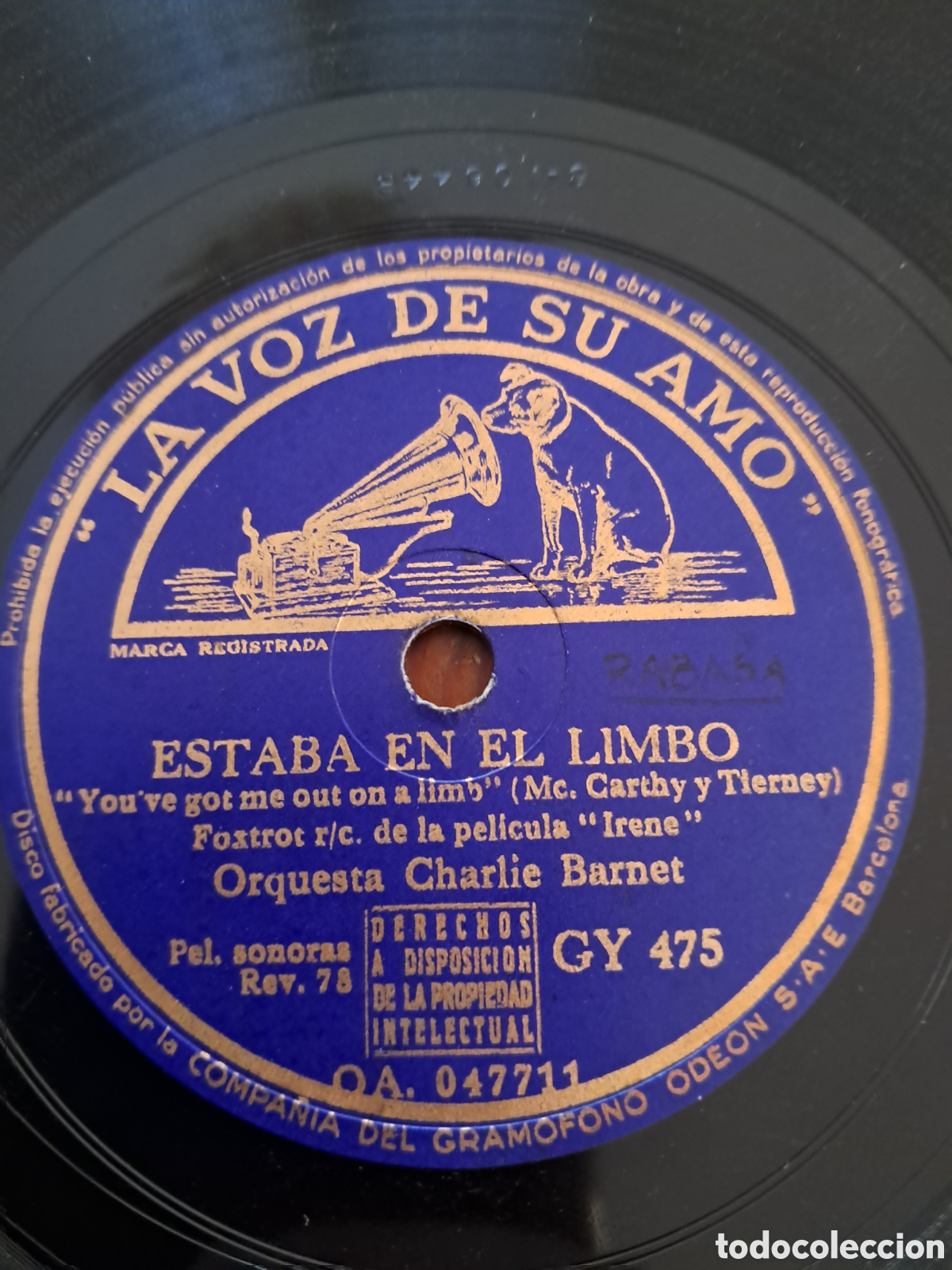 Discos de pizarra: Charlie Barnet disco de pizarra - Foto 4
