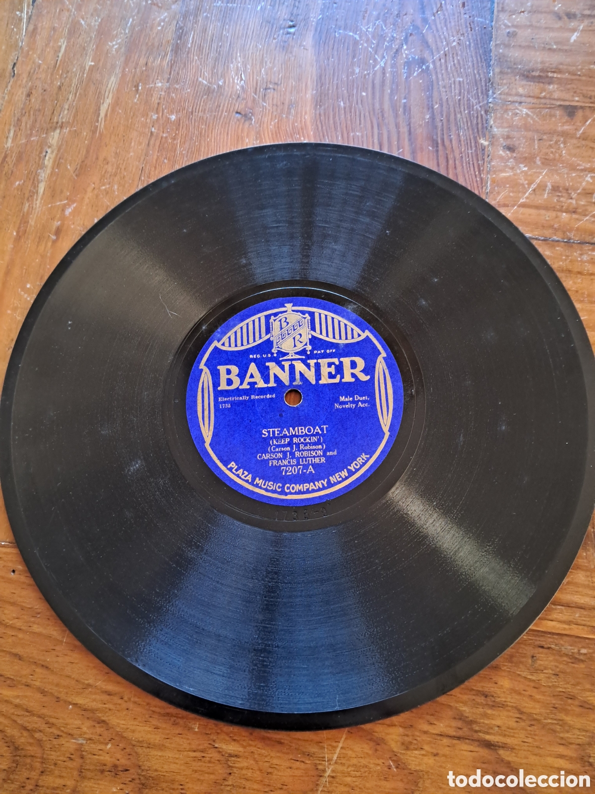 Discos de pizarra: Feancis Luther / Carson J. Robison. BANNER - Foto 2