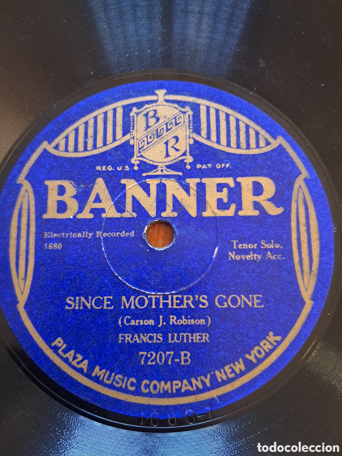 Discos de pizarra: Feancis Luther / Carson J. Robison. BANNER - Foto 3