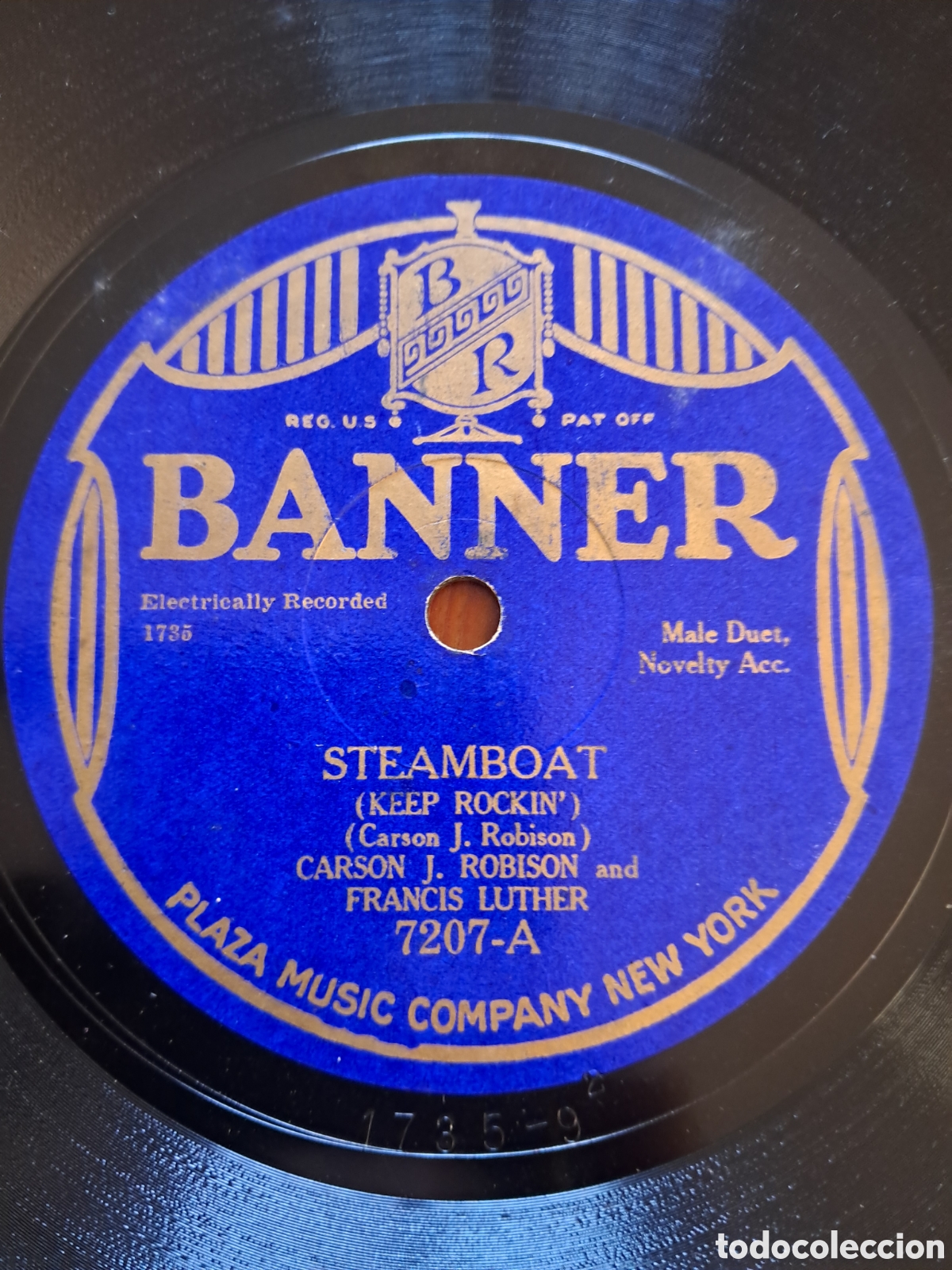 Discos de pizarra: Feancis Luther / Carson J. Robison. BANNER - Foto 1