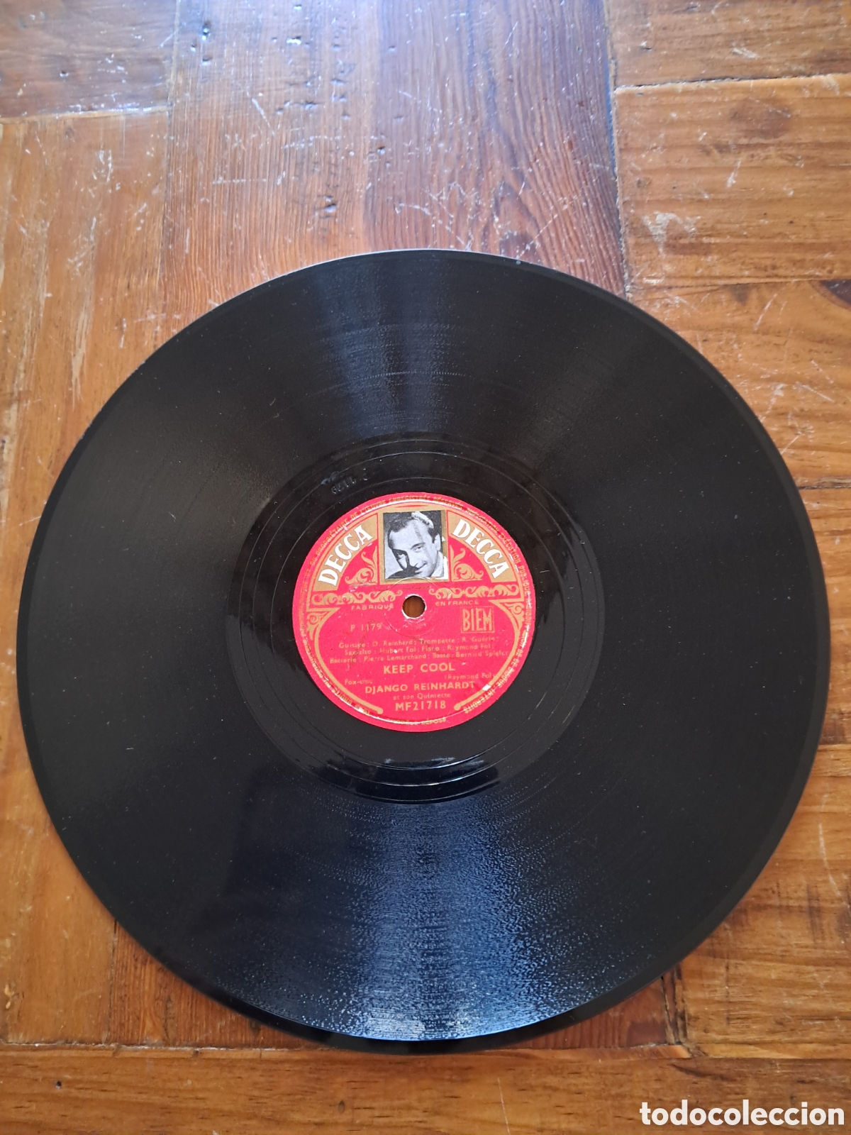 Discos de pizarra: Django Reinhardt disco pizarra - Foto 2