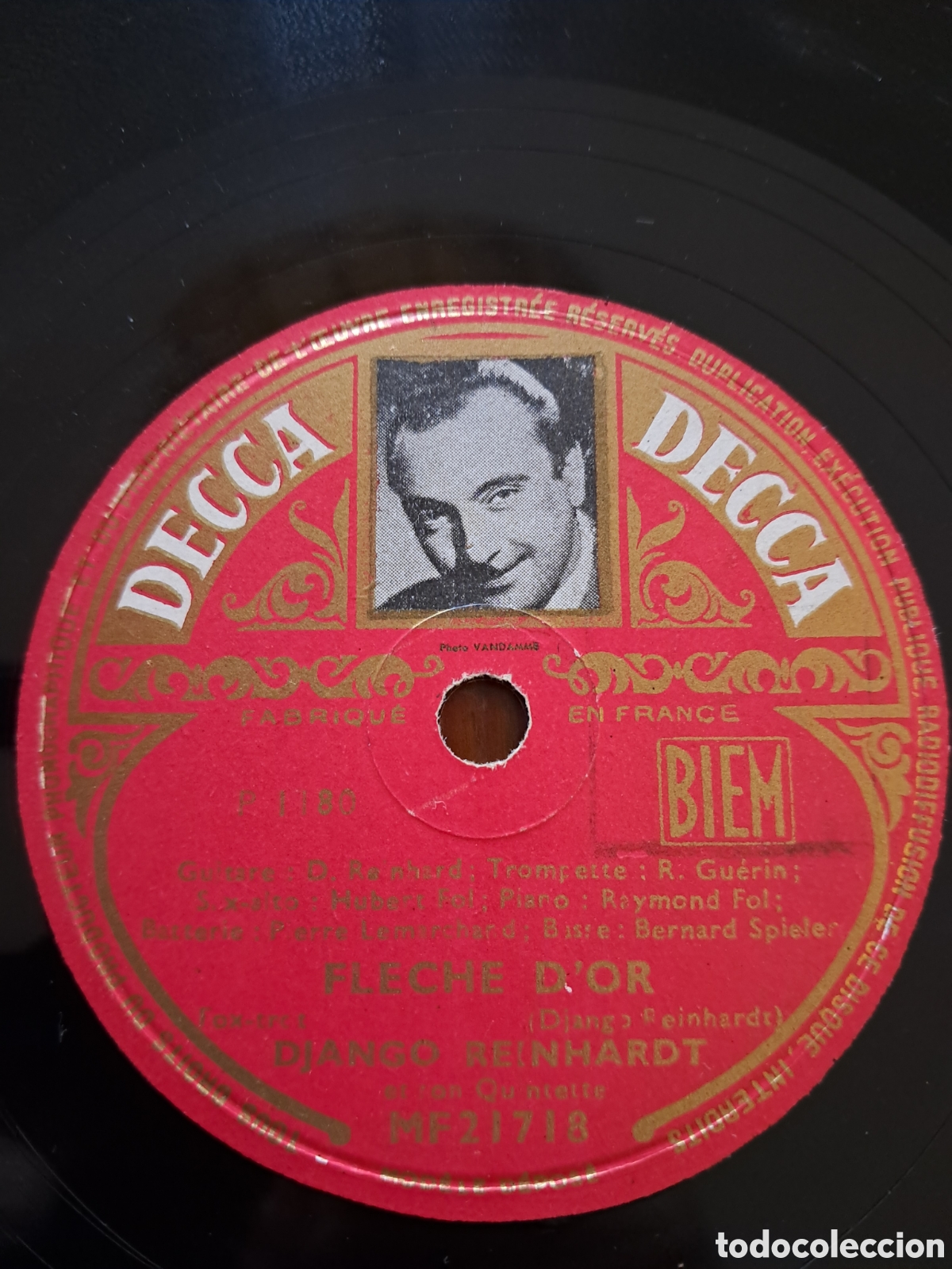 Discos de pizarra: Django Reinhardt disco pizarra - Foto 3