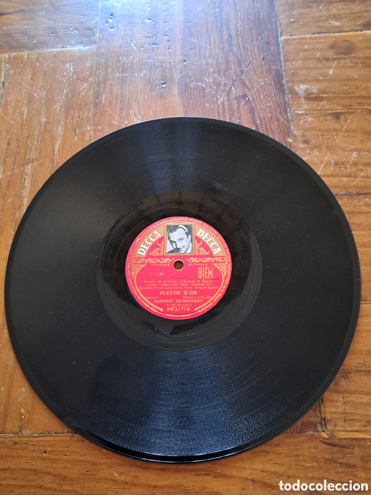 Discos de pizarra: Django Reinhardt disco pizarra - Foto 4