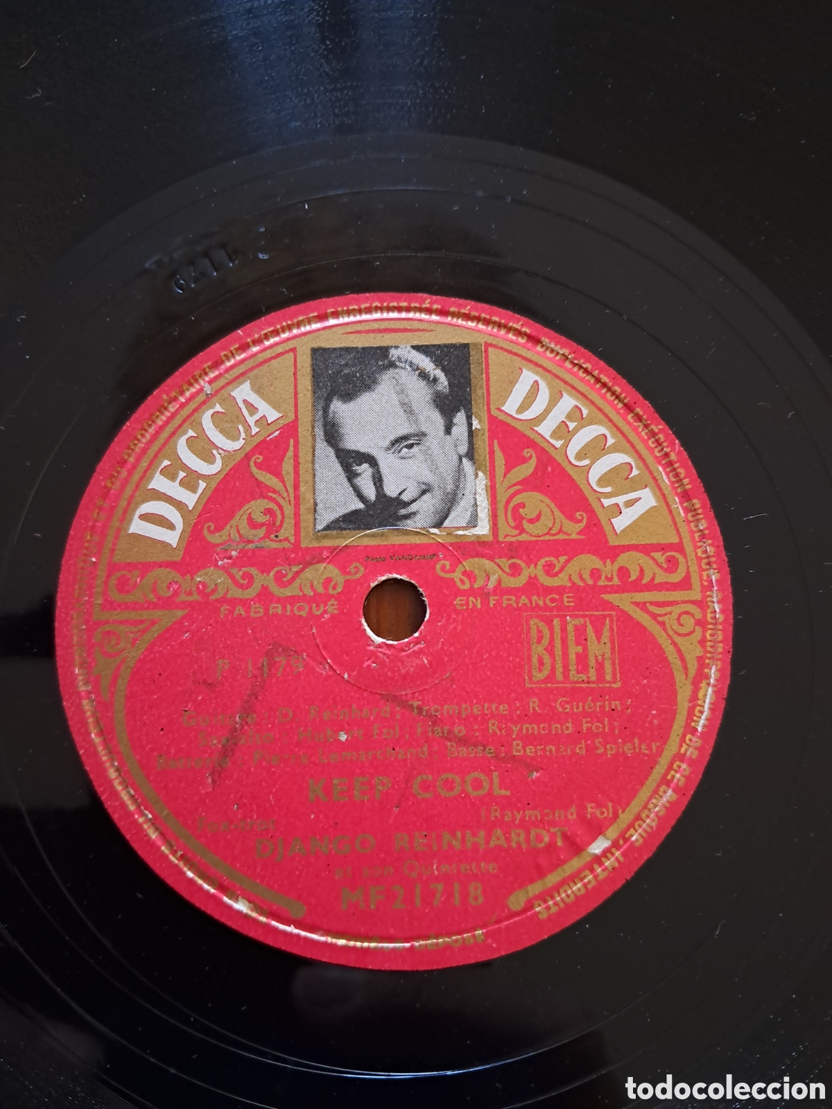 Discos de pizarra: Django Reinhardt disco pizarra - Foto 1