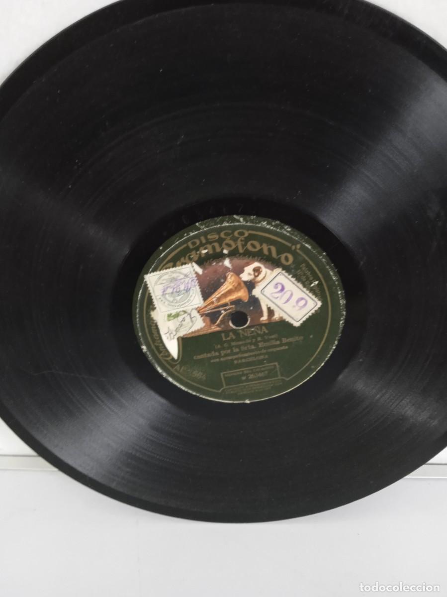 Discos de pizarra: EMILIA BENITO La nieve de la sierra / La ne&ntilde;a - Foto 2