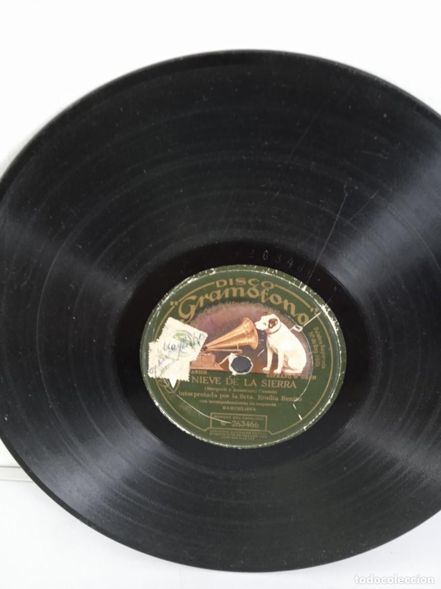 Discos de pizarra: EMILIA BENITO La nieve de la sierra / La ne&ntilde;a - Foto 3