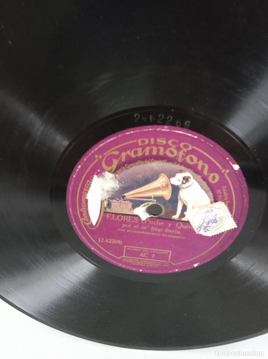 Discos de pizarra: EMILIO SAGI-BARBA Nena / Flores - Foto 2